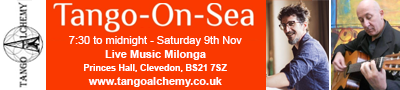 Tango-On-Sea - milonga - 9th November - Clevedon